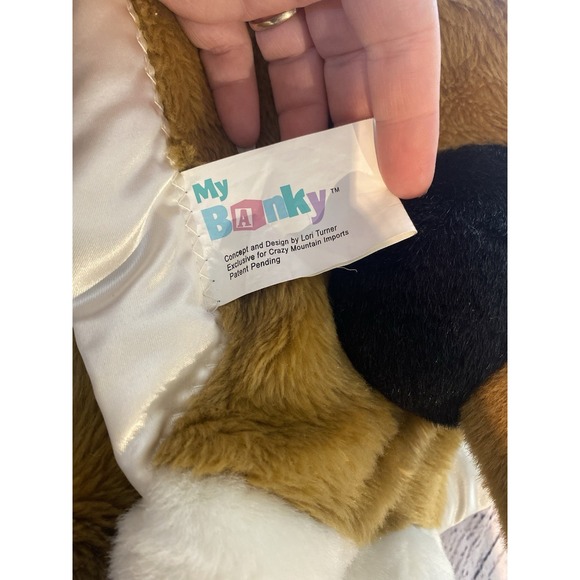 My Banky Crazy Mountain Imports. Baby‎ Snuggie Security Blanket Dog. - Picture 4 of 5